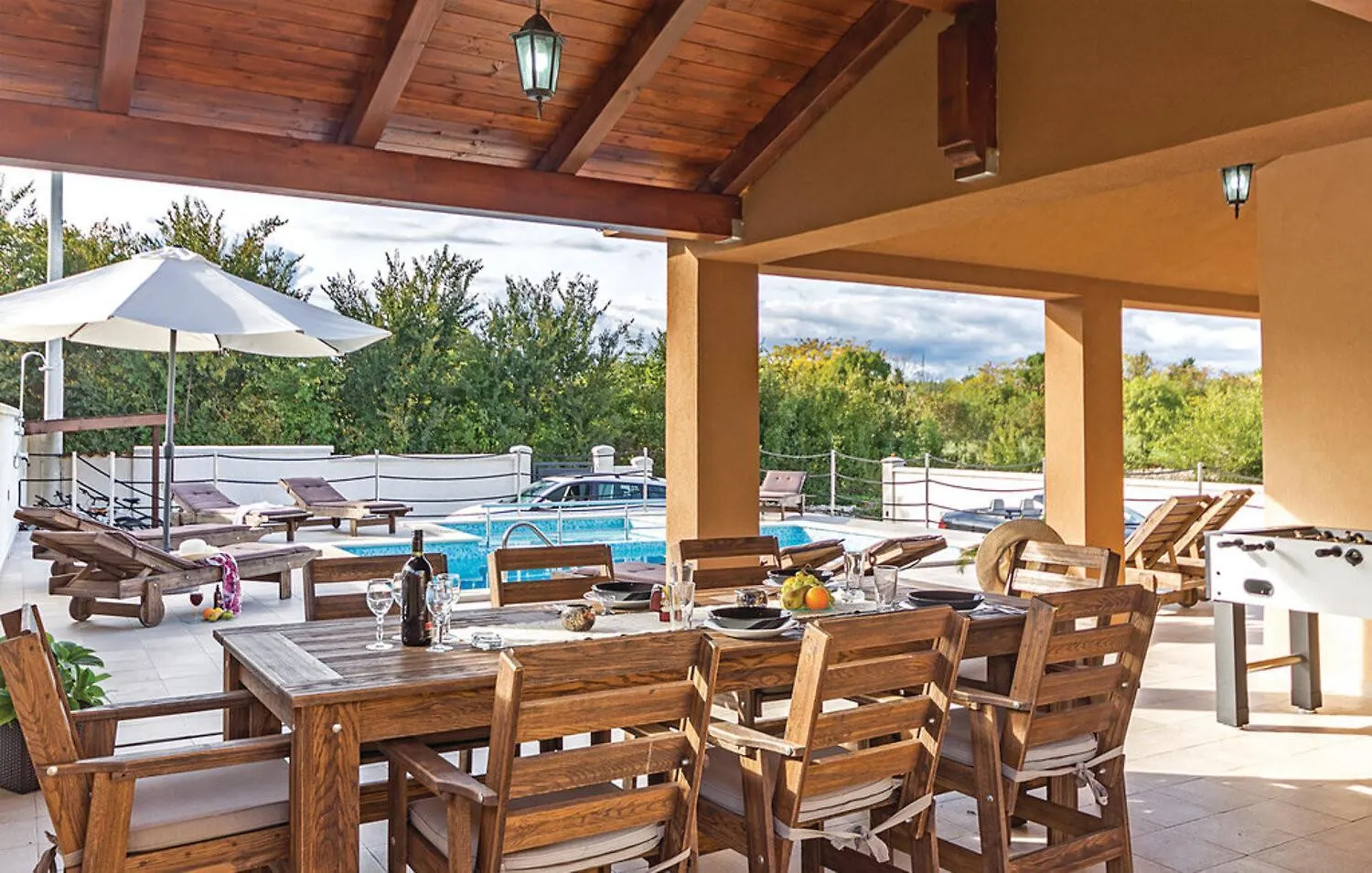 Casa Filipana For 8 People Near Pula With Volleyball Pitch And Children Playground